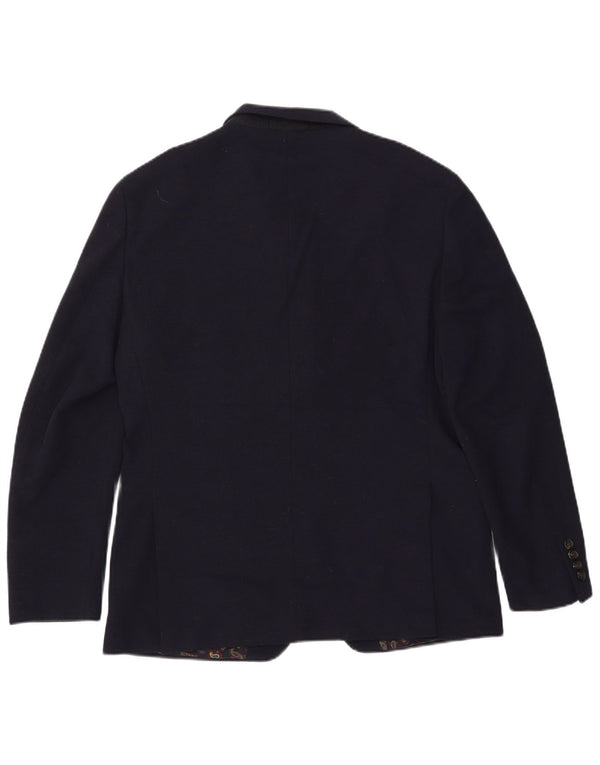 Jachetă Blazer pentru bărbați Chaps, cu 2 nasturi, UK 42 XL, poliester bleumarin