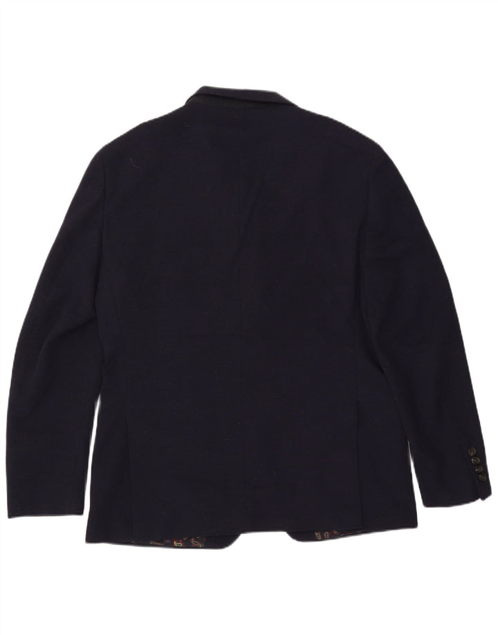 Jachetă Blazer pentru bărbați Chaps, cu 2 nasturi, UK 42 XL, poliester bleumarin