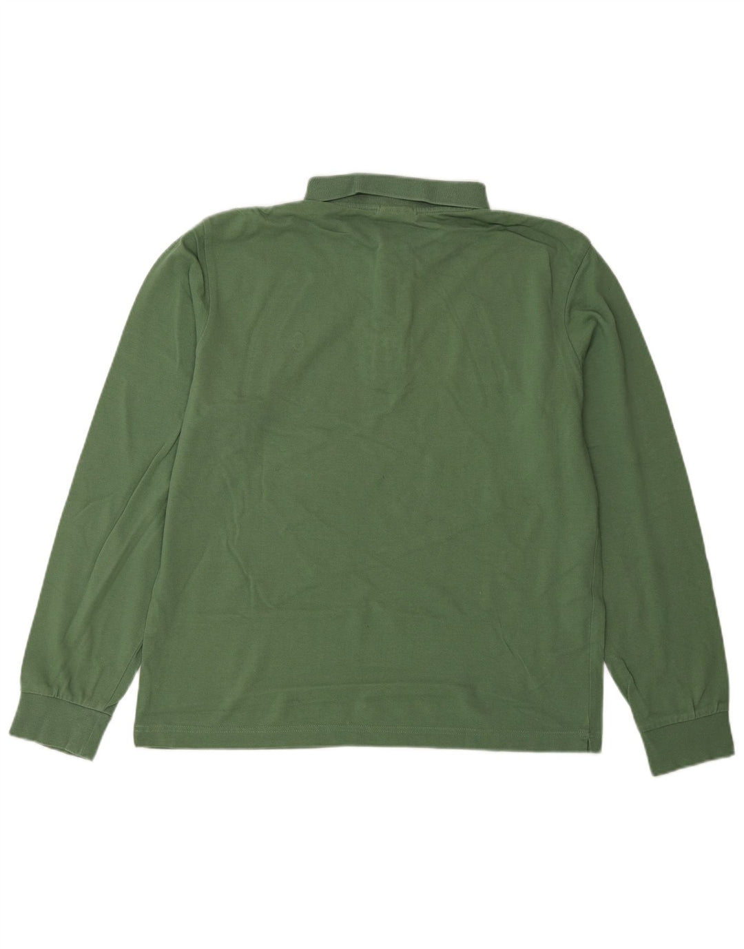 Tricou polo pentru bărbați CONTE OF FLORENCE, cu mânecă lungă, de culoare normală, verde mediu