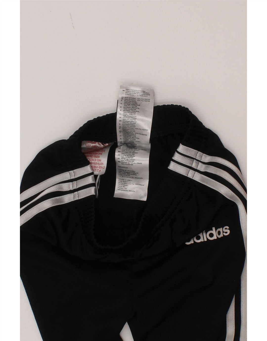 Pantaloni de trening Adidas baieti Joggeri 2-3 ani poliester negru