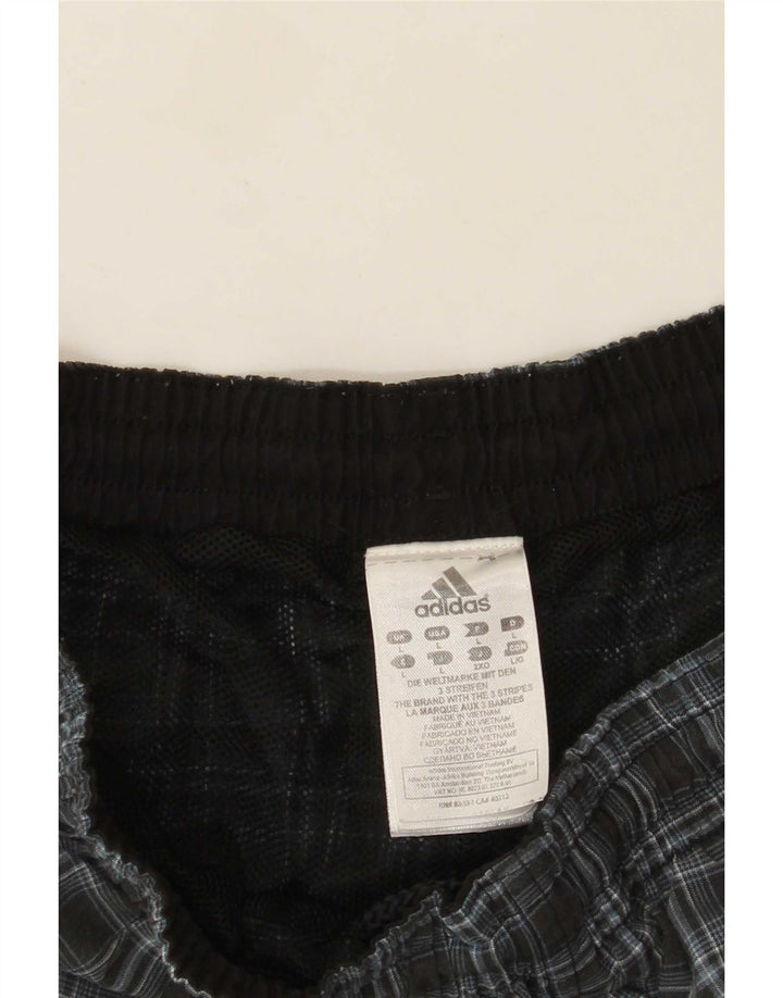 Pantaloni scurți de înot Adidas pentru bărbați, mari, gri din poliester