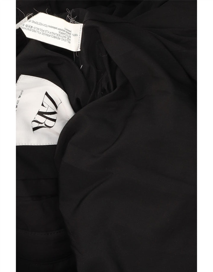 Jachetă căptușită pentru bărbați Zara UK 42 XL Poliester negru