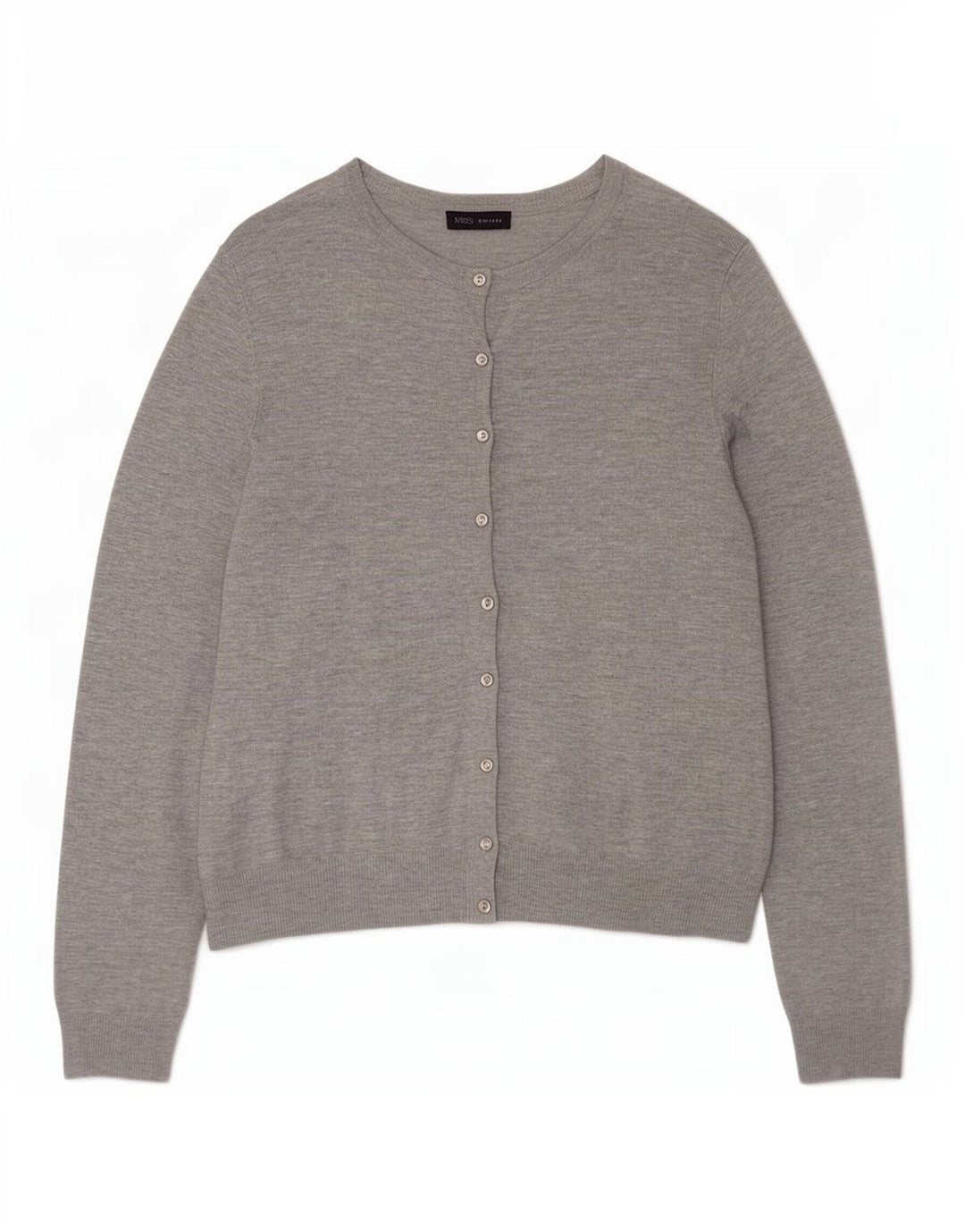 Pulover cardigan pentru femei Marks & Spencer UK 14 mare, gri, viscoză cu pături