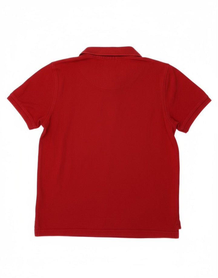 BODEN Boys Polo Shirt 5-6 Years Red Cotton