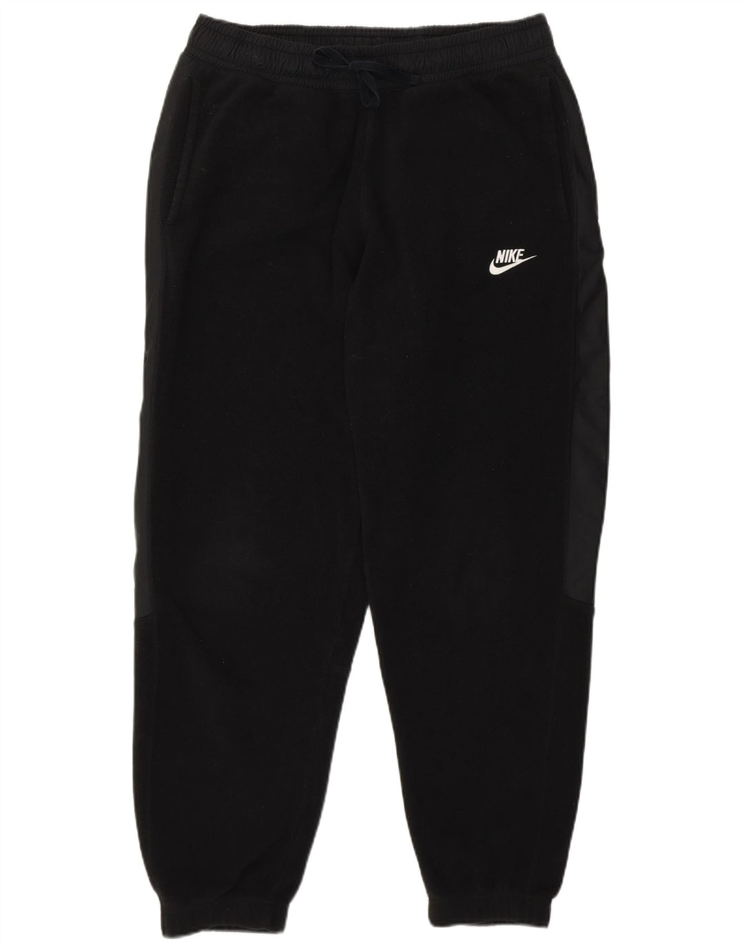 Pantaloni de trening din fleece Nike pentru femei Pantaloni de jogging UK 14 Poliester mediu negru
