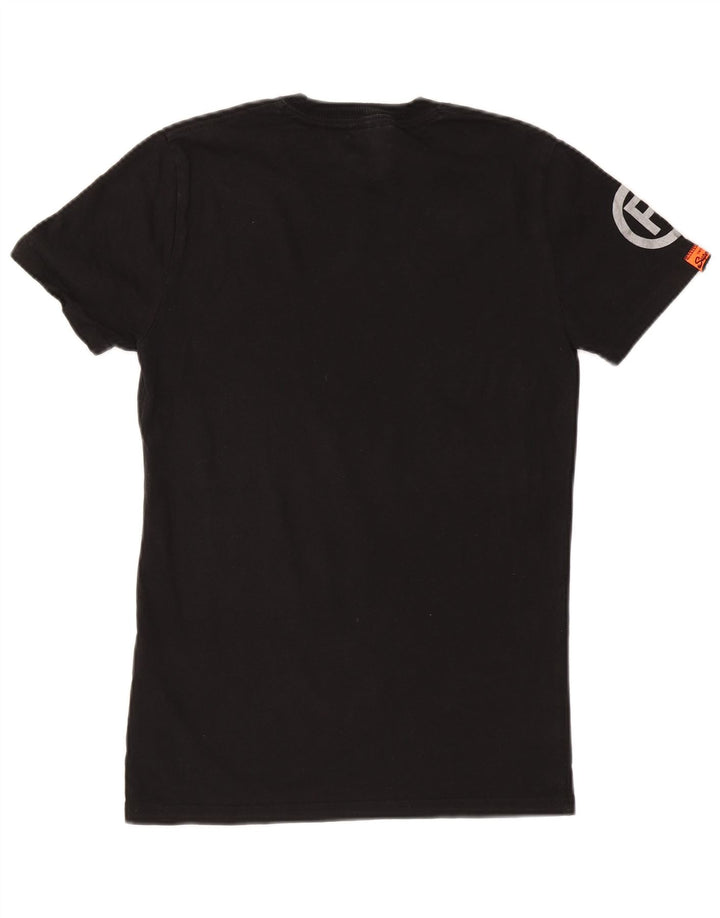 SUPERDRY tricou grafic pentru bărbați Top XS bumbac negru