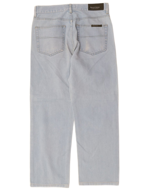 Blugi drepti pentru femei Henry Cottons W31 L26 Bumbac albastru