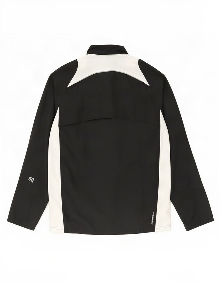 Jachetă de trening Adidas Clima 365 pentru bărbați, mediu negru, color block