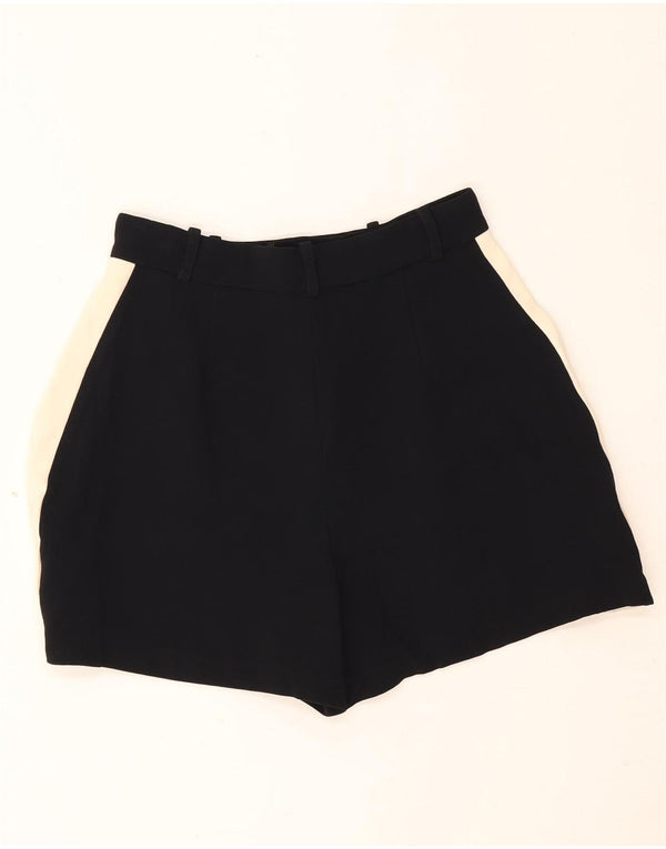 Elisabetta Franchi Pantaloni scurți chino cu talie înaltă pentru femei IT 44 Medium W26 Bleumarin