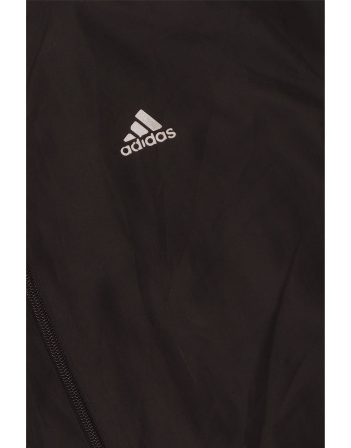 Jachetă de trening Adidas Clima 365 pentru bărbați, mediu negru, color block