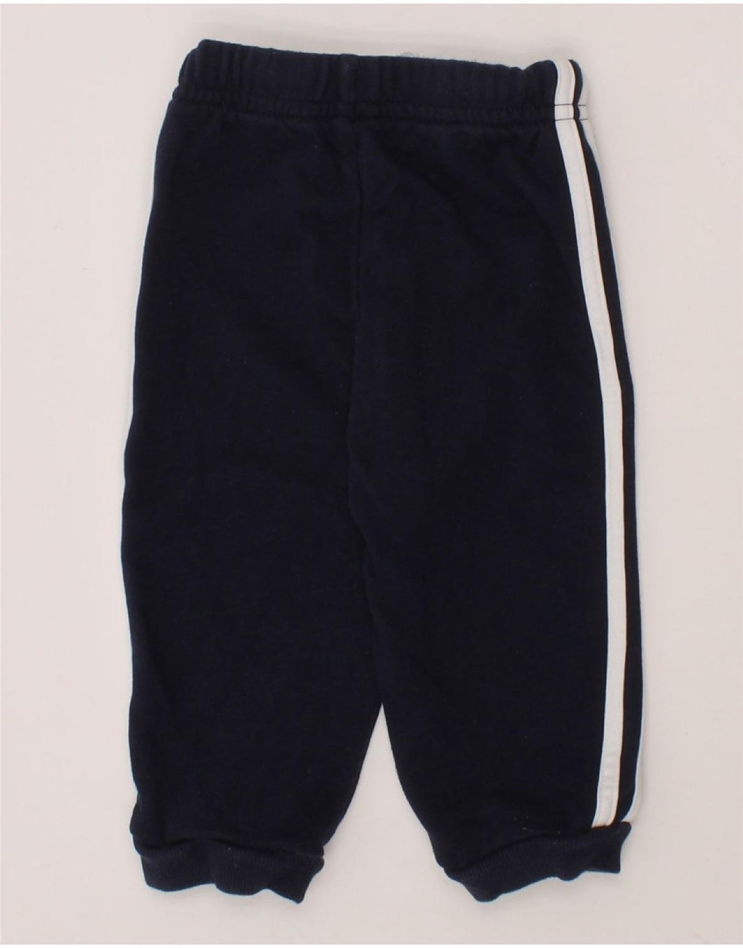 ADIDAS Baby Boys Joggers Tracksuit Trousers 6-9 Months  Navy Blue Cotton