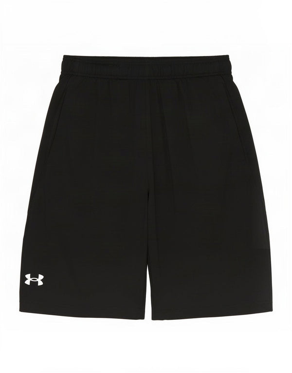 Pantaloni scurți sport Under Armour pentru bărbați, poliester mediu negru