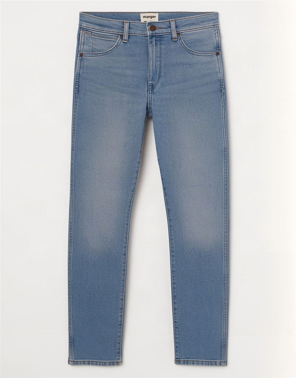 Blugi pentru bărbați Wrangler Larston Slim W28 L32 Bumbac albastru