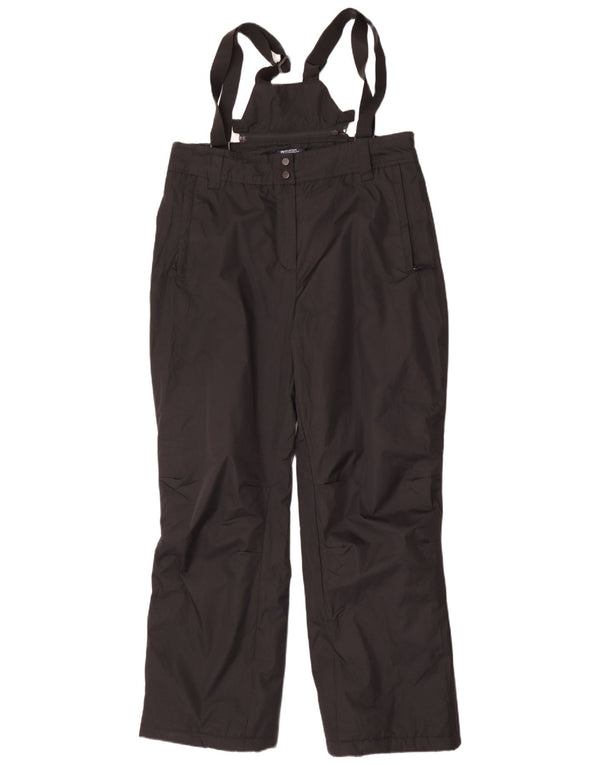 Mountain Warehouse Womens Dungarees Ski Trousers UK 16 Large Black