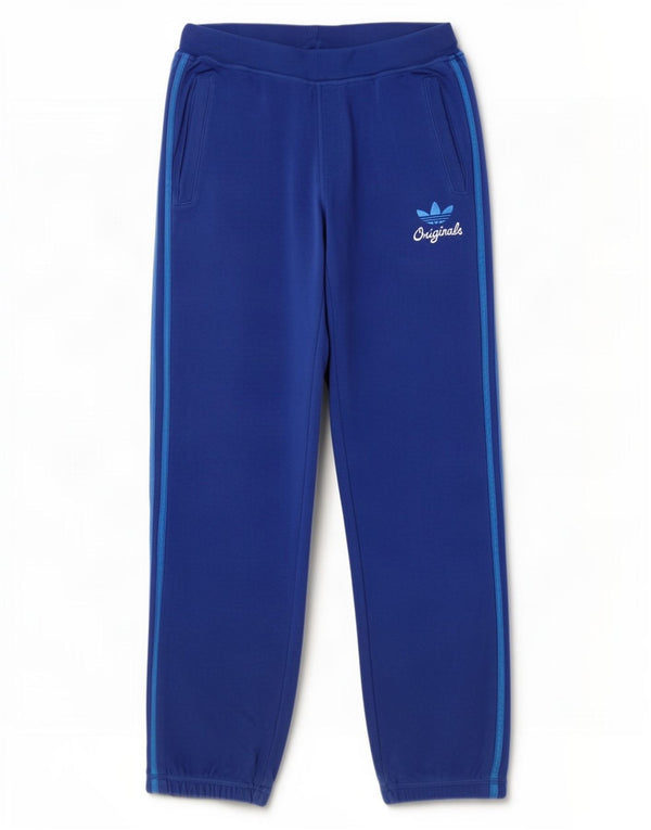 Pantaloni de trening Adidas pentru femei Joggeri UK 10 Bumbac albastru mic