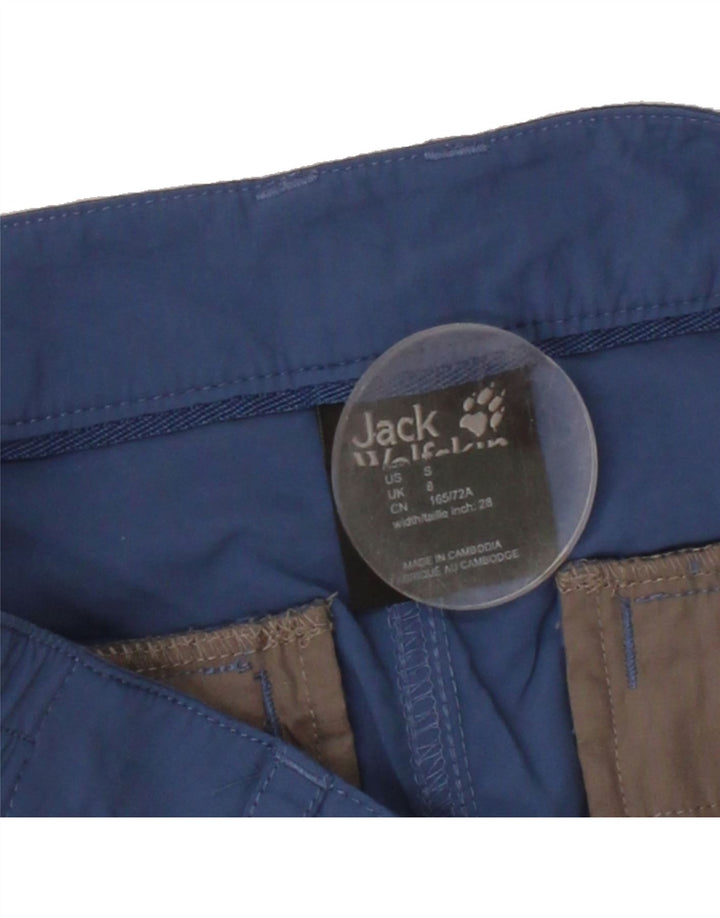 JACK WOLFSKIN Womens Bermuda Shorts UK 8 Small W32  Blue Polyamide Vintage Jack Wolfskin and Second-Hand Jack Wolfskin from Messina Hembry 