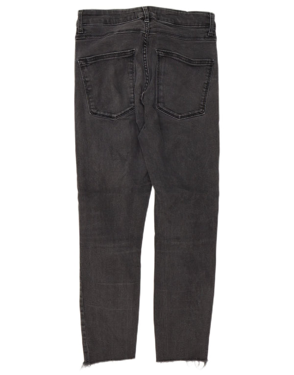 Blugi Skinny Cropped pentru Damă Zara EU 38 Mici L28 L24 Bumbac gri