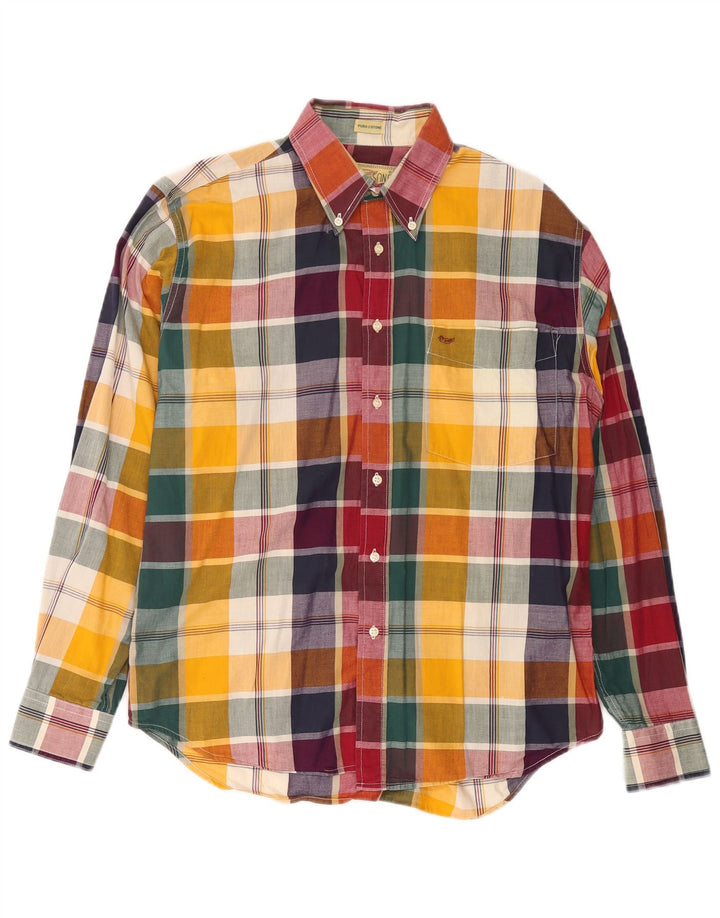 Cămașă pentru bărbați Alley & Sons în carouri, bumbac în carouri, multicoloră, medie