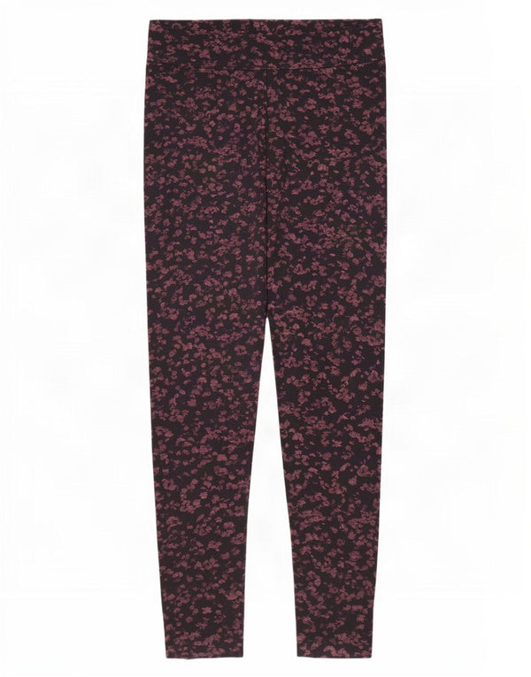 Leggings pentru femei Fat Face UK 14, mare, negru, floral, bumbac