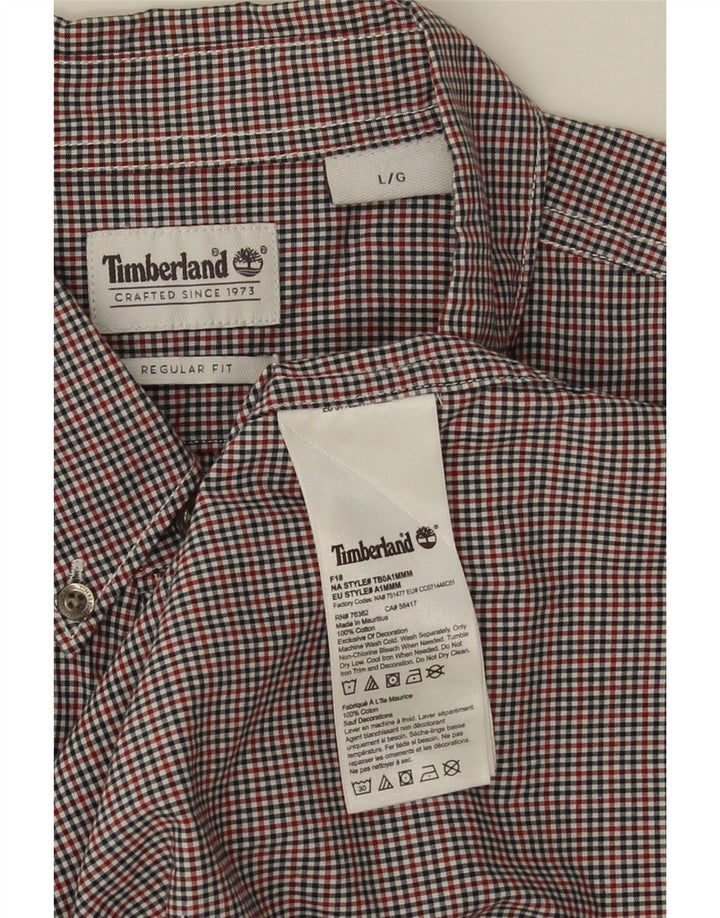 Cămașă Timberland Regular Fit pentru bărbați, mare, multicolor, din bumbac
