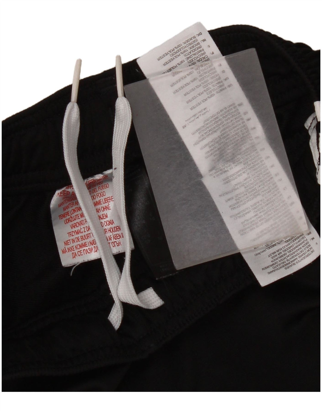 Pantaloni de trening Adidas baieti 9-10 ani poliester negru