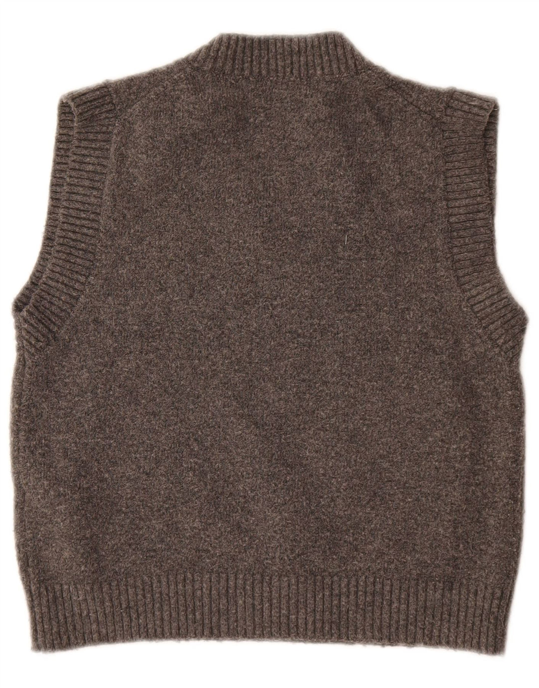 Zara femei Crop Vest Tank Top UK 10 Lână Gri mic