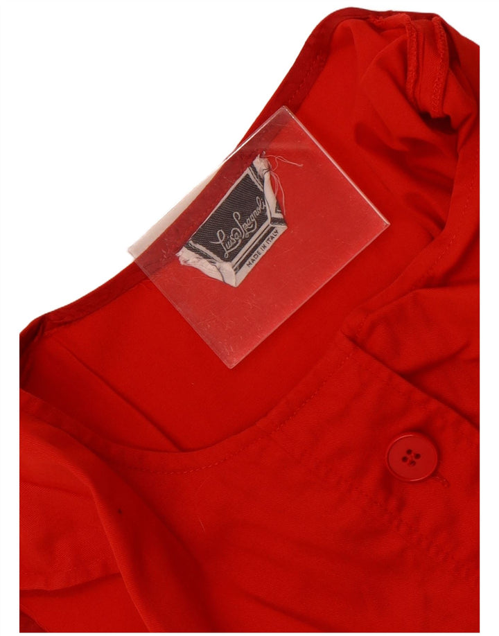 Rochie fără mâneci pentru femei Luisa Spagnoli UK 12 Medium Red