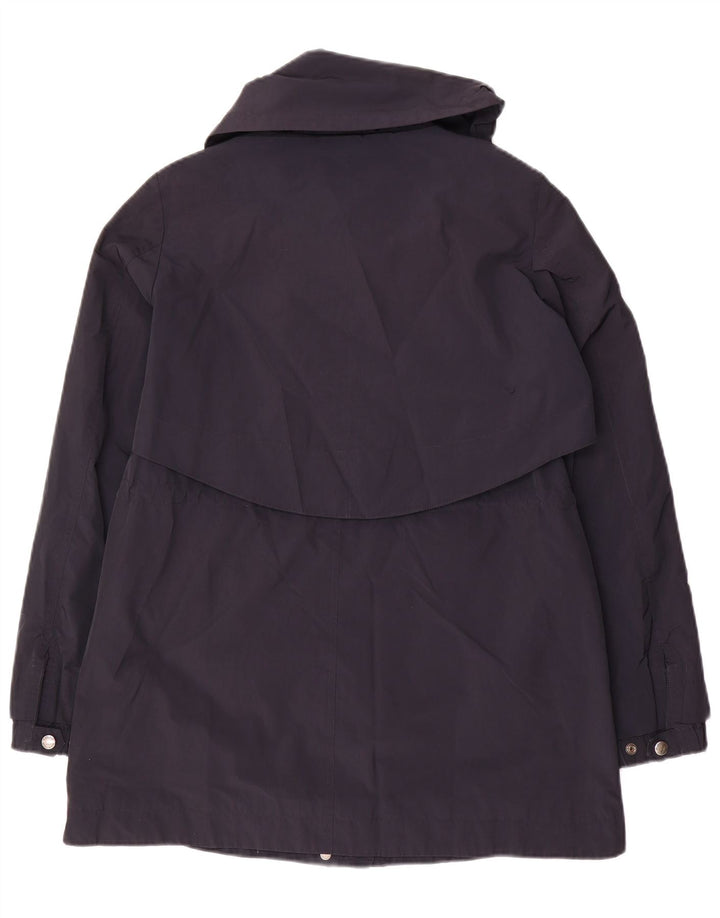 Pardesiu Woolrich pentru femei UK 10 Mic, poliester bleumarin