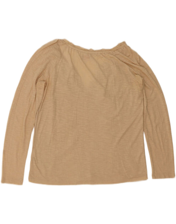 Bluză cu mânecă lungă pentru femei Napapijri, UK 18 XL, în dungi bej