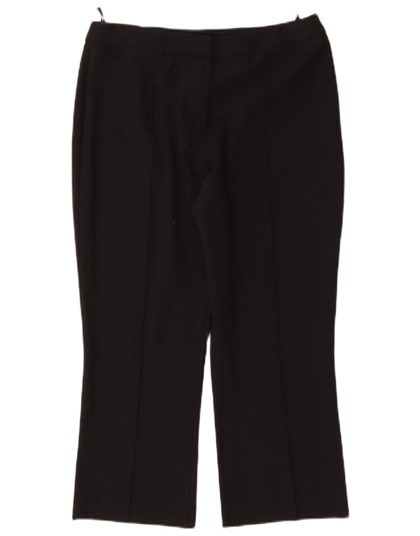 Pantaloni tăiați pentru femei Marks & Spencer UK 14 Medium W30 L23 Negru