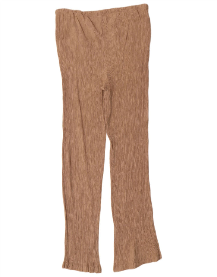 Pantaloni de trening ZARA pentru femei UK 16 mare, bej, viscoză