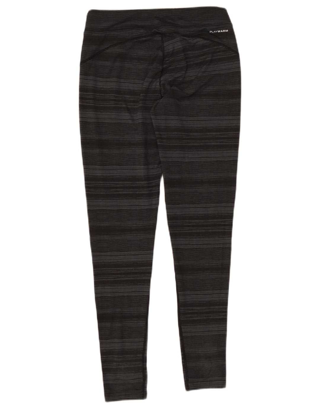 Leggings pentru damă REEBOK UK 10, gri mic, poliester cu dungi