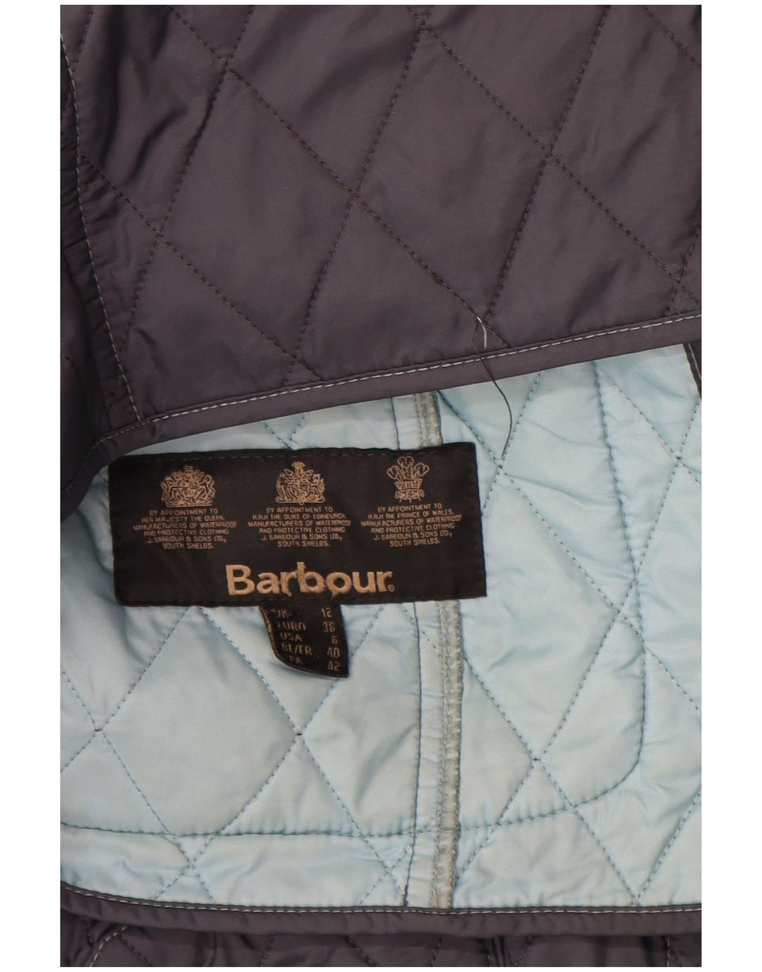Jachetă matlasată Barbour pentru femei UK 12 Medium Bleumarin Poliamidă