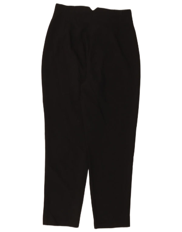 Pantaloni casual conici pentru femei cu talie înaltă Zara Mediu L28 L27 Negru