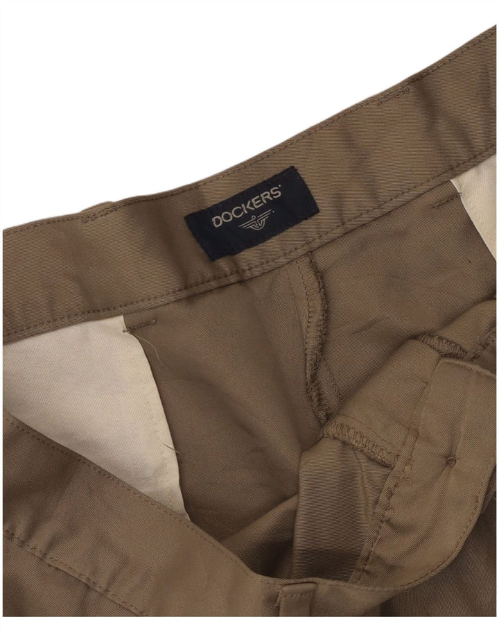 Pantaloni scurți chino pegged pentru bărbați Dockers W34, bej mare