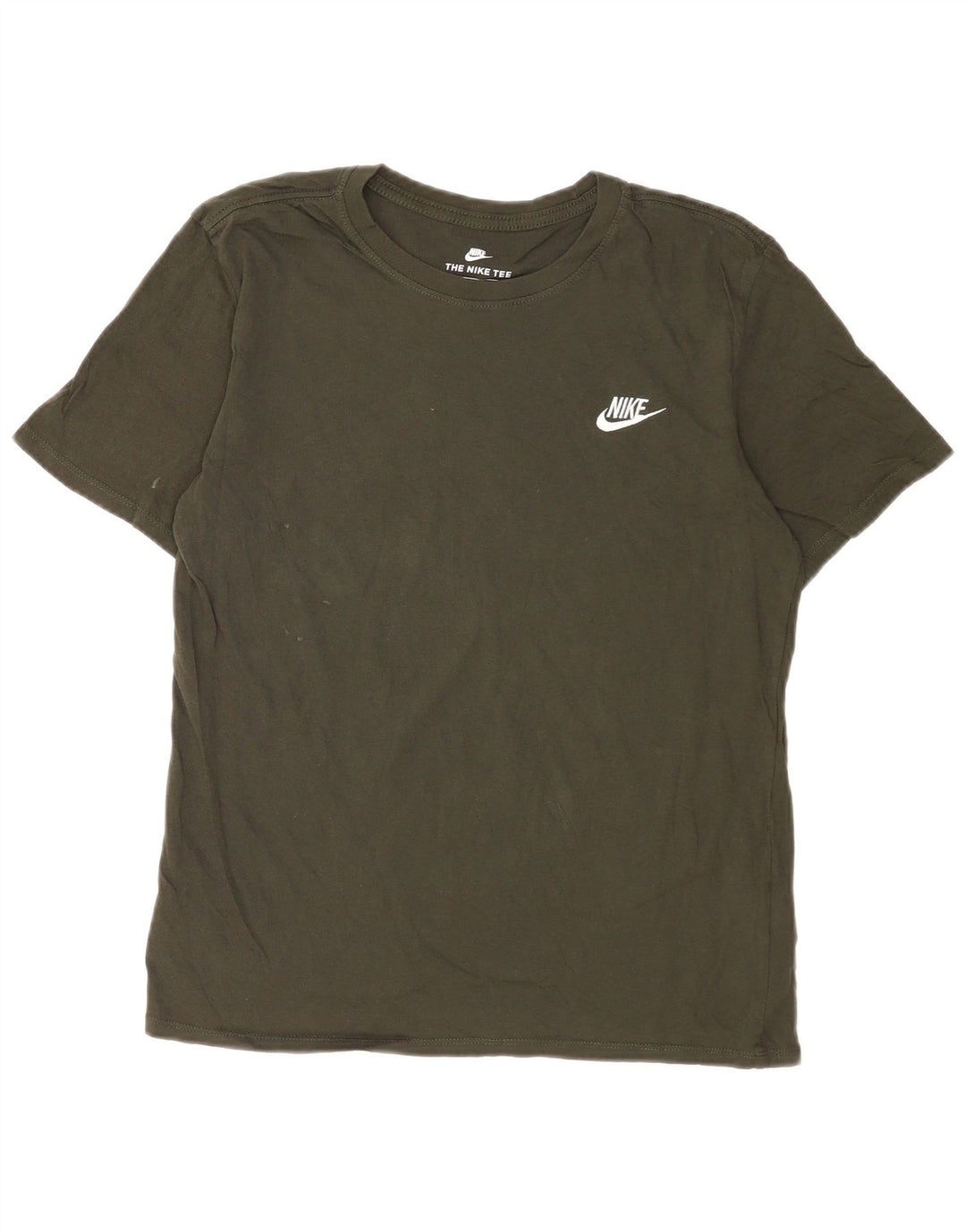 Tricou cu croi atletic Nike pentru bărbați Top, bumbac verde mediu