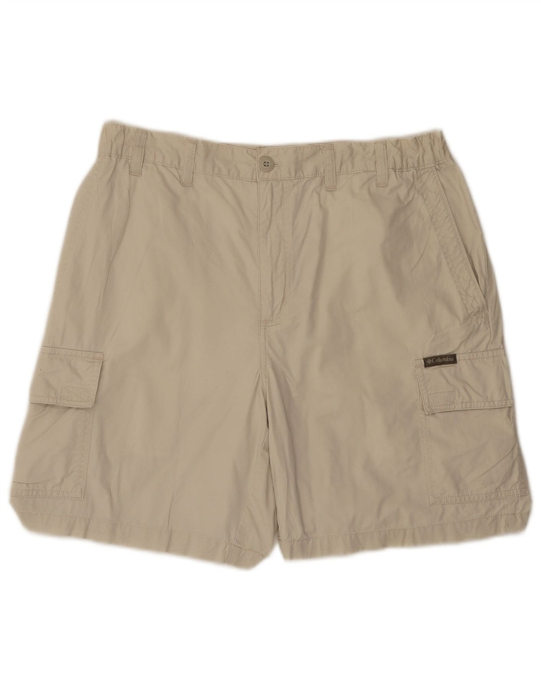 Pantaloni scurți cargo pentru bărbați COLUMBIA W32 bumbac mediu bej