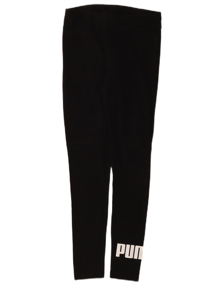 Leggings grafic Puma pentru femei UK 8 Small Black
