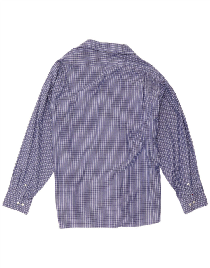 Cămașă pentru bărbați Tommy Hilfiger, cu formă regulată, 2XL, bumbac cu carouri albastre