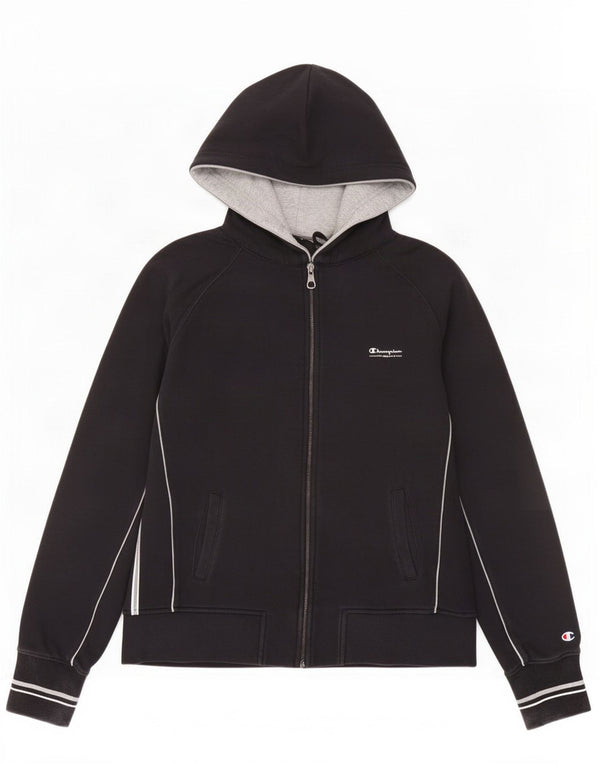 Pulover pentru femei Champion Heritage Classics cu fermoar, UK 18 XL, bumbac negru