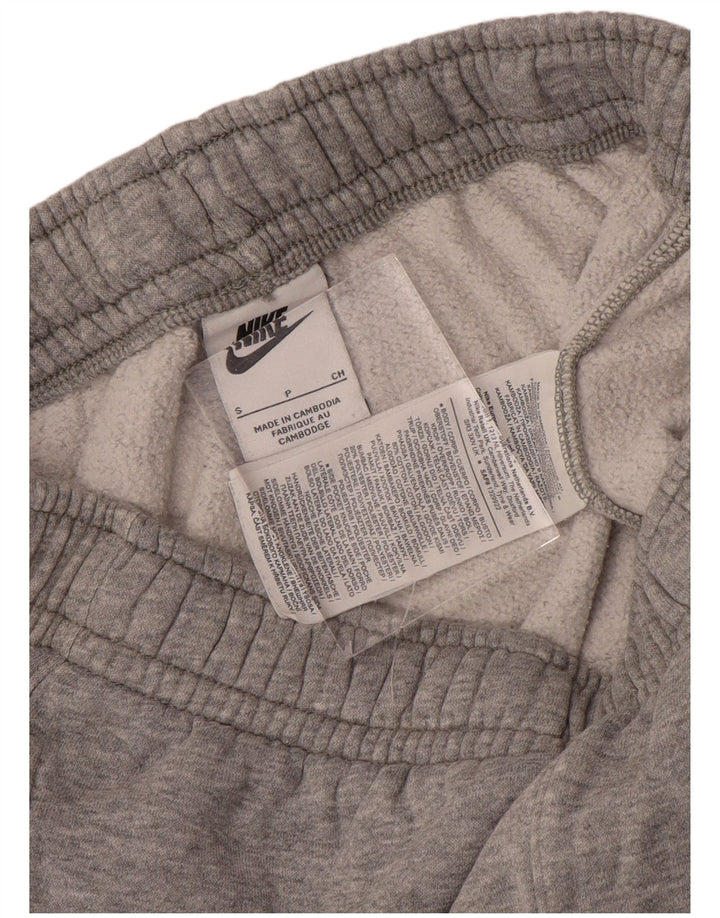Pantaloni de trening NIKE pentru bărbați Joggeri mici, gri, bumbac color bloc