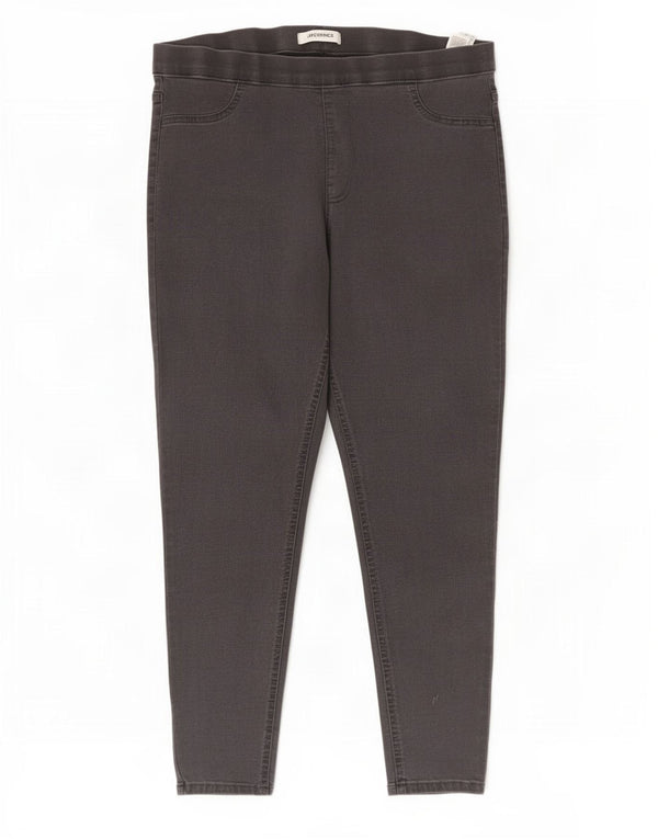Marks & Spencer Womens Crop Jegging Jeans UK 16 Large W34 L25 Grey Cotton