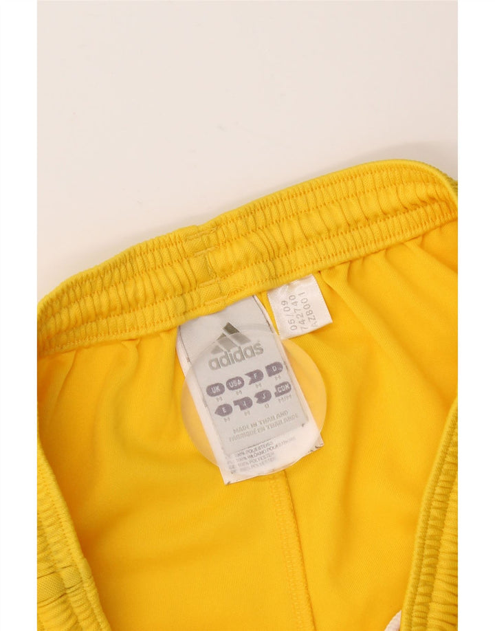Pantaloni scurți sport grafic Adidas pentru băieți 11-12 ani Poliester galben mediu