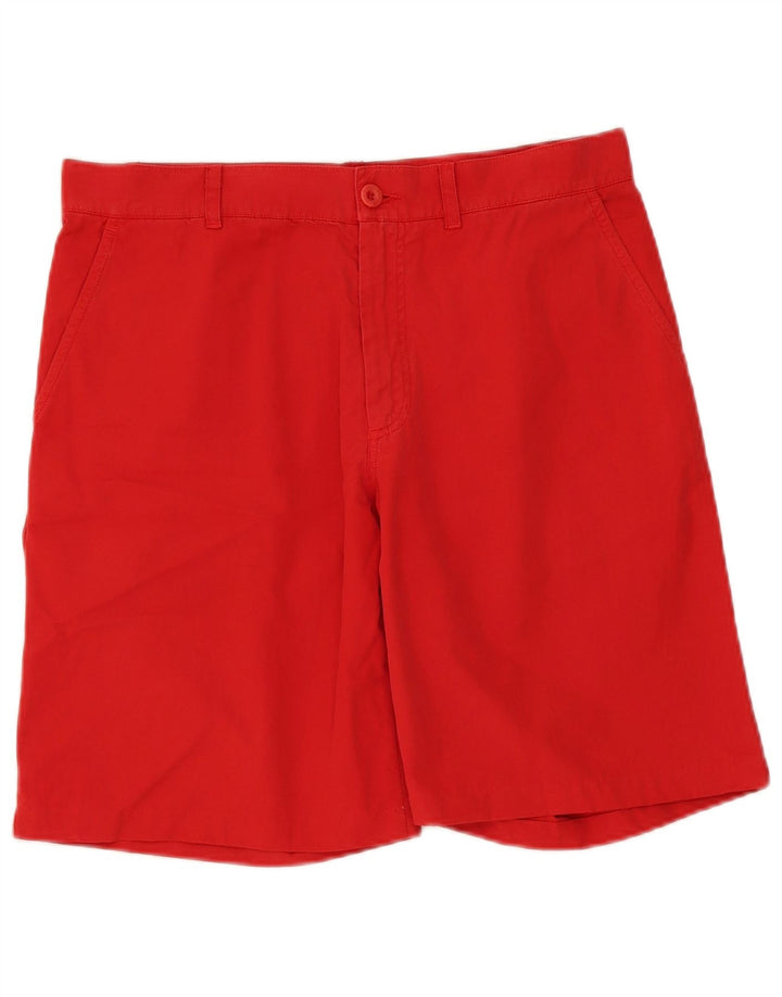 Sergio Tacchini Pantaloni scurți chino pentru bărbați IT 48 Medium W32 Bumbac roșu