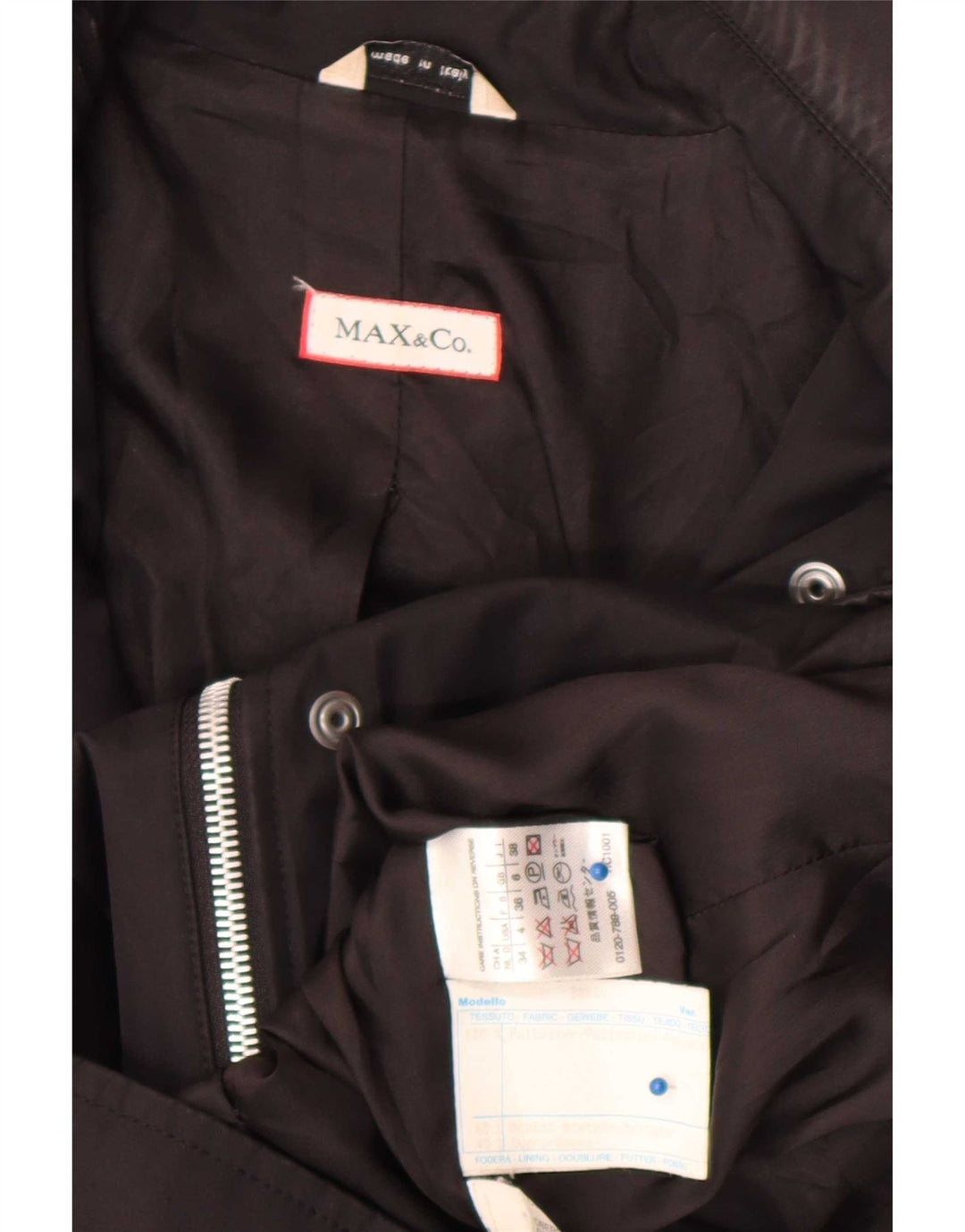 Bomber pentru femei Max & Co. UK 6 XS Poliester negru