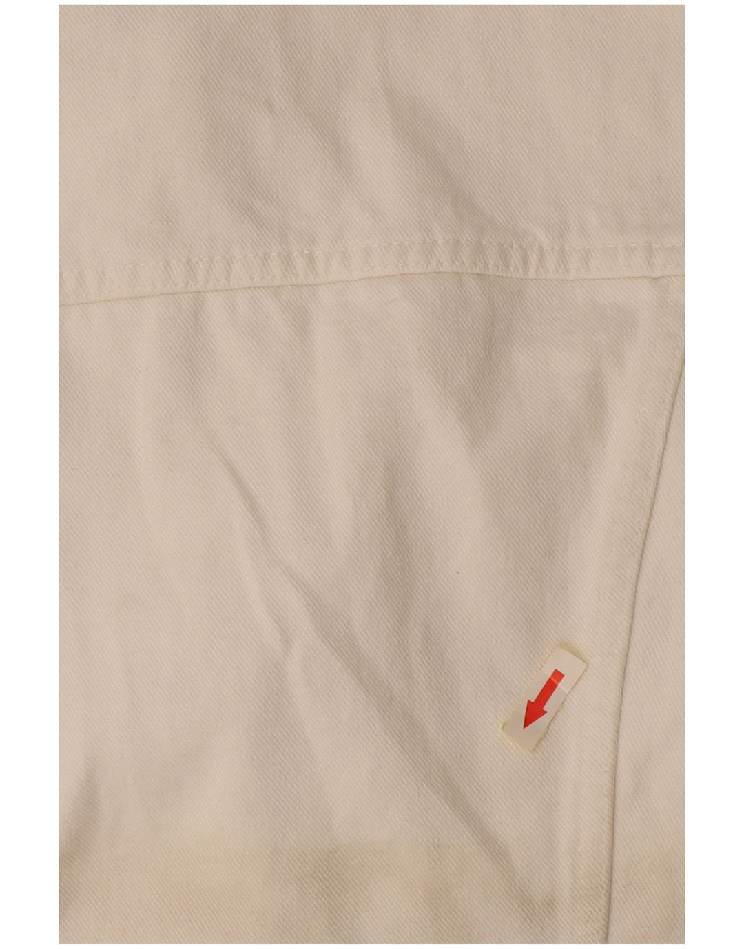 Jachetă de denim crop pentru femei Indian Motocycle UK 14, mare, alb, bumbac