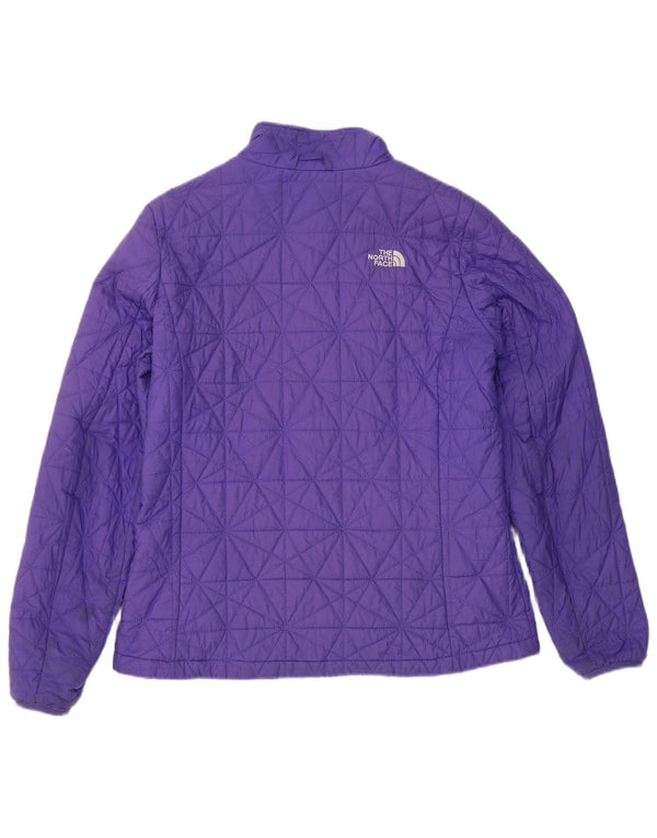 Jachetă matlasată The North Face pentru femei UK 16 Large Purple Nylon