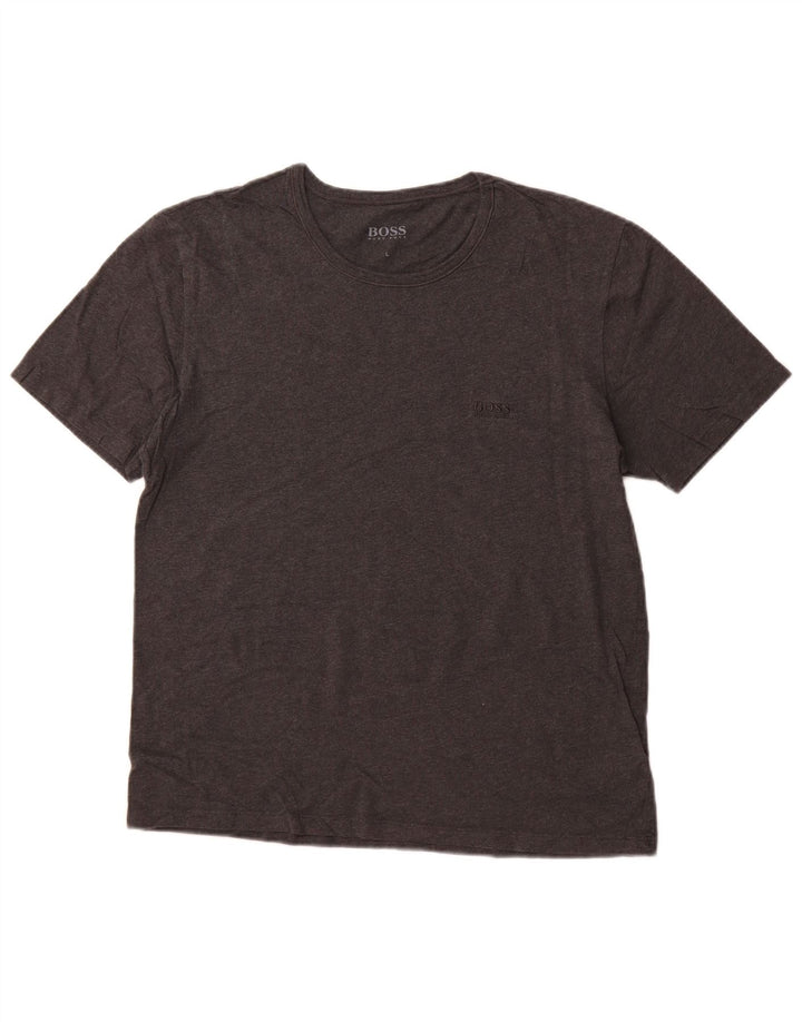 Tricou pentru femei HUGO BOSS Top UK 16 mare bumbac gri