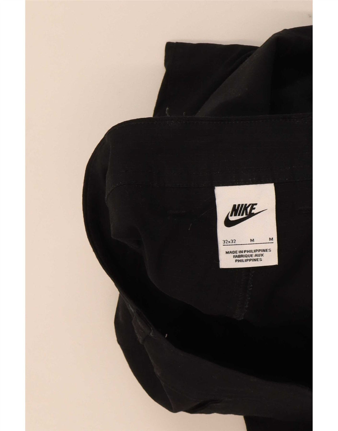 Pantaloni cargo conici pentru bărbați Nike W32 L32 bumbac negru