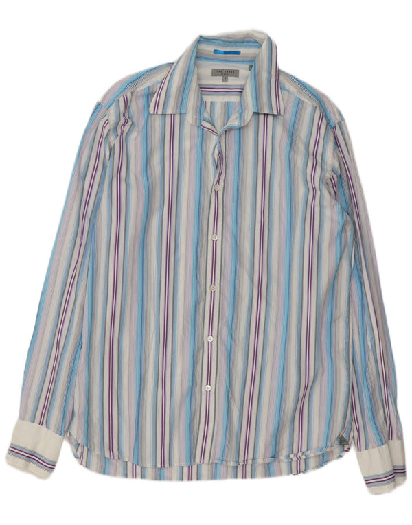 Cămașă pentru bărbați Ted Baker Mărimea 5 XL, bumbac cu dungi multicolore